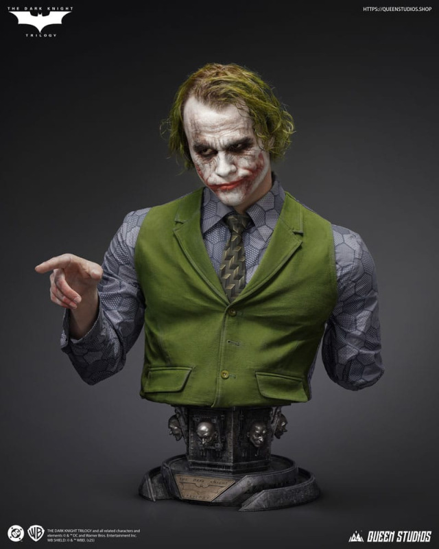 The Dark Knight Bust 1/1 The Joker 89 cm