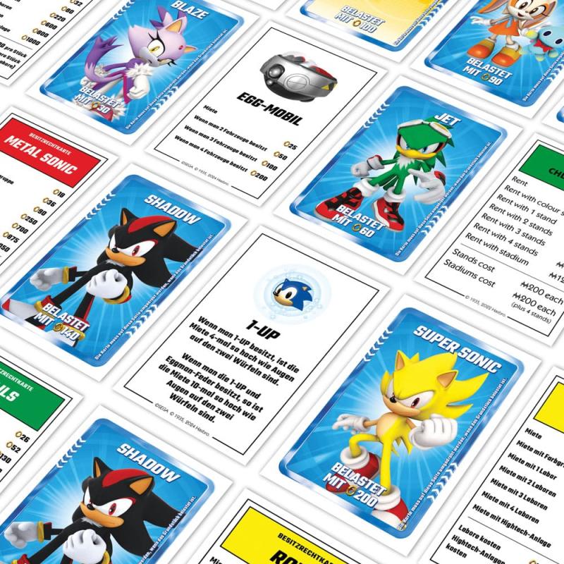 Monopoly Board Game Sonic the Hedgehog *German Version*