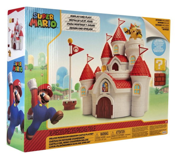 World of Nintendo Playset Super Mario Mushroom Kingdom Castle 2