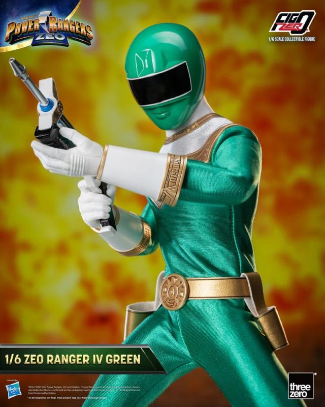 Power Rangers Zeo FigZero Action Figure 1/6 Ranger IV Green 30 cm 9