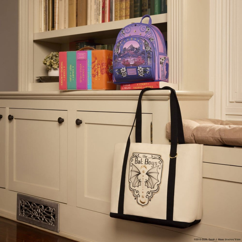 A Court of Thorns and Roses by Loungefly Tote Bag The Bat Boys 2
