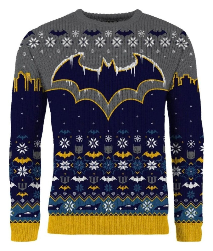 Batman Christmas Sweater Frosty Size XXL 3