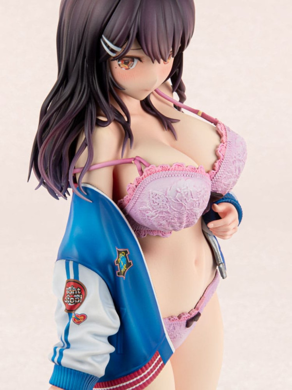 Original Character PVC Statue 1/6 Sukajan Jacket Kanojo wa Cool de Itai! Kyouka Kagura 27 cm 3