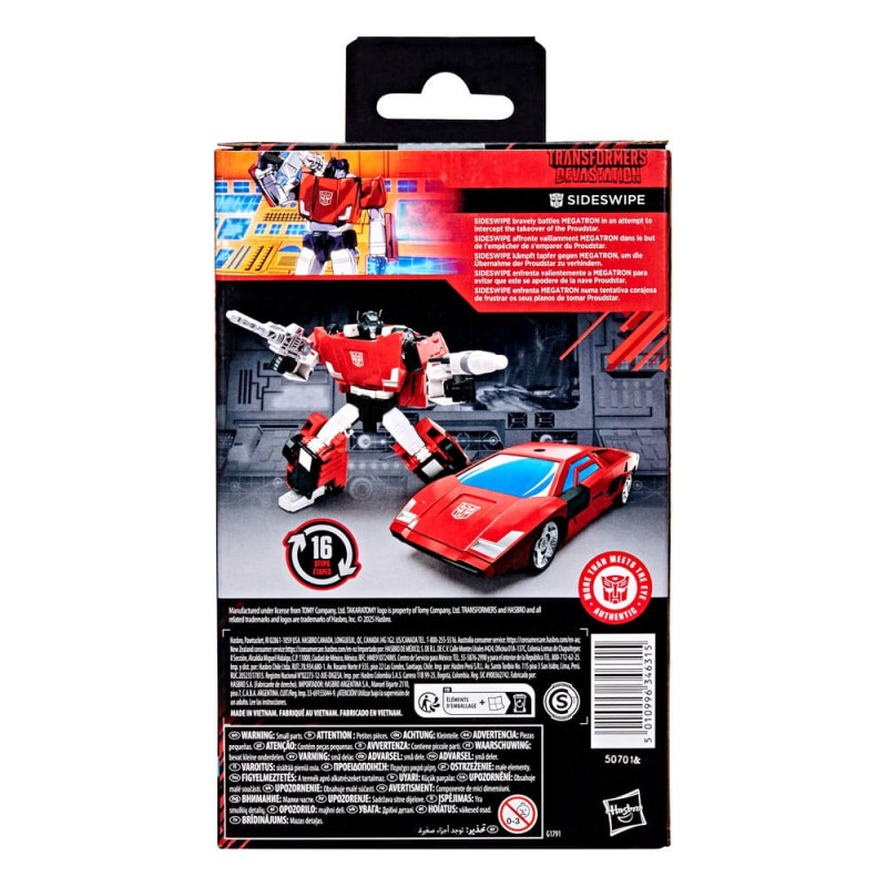 Transformers: Devastation Studio Series Deluxe Class Action Figure Sideswipe 11 cm 1