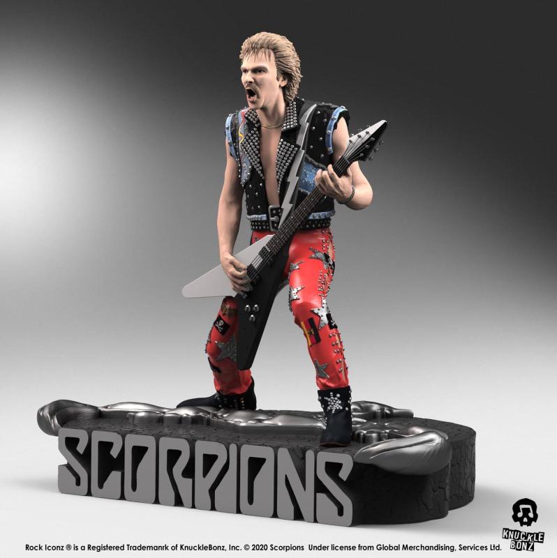 Scorpions Rock Iconz Statue Rudolf Schenker Limited Edition 22 cm 6