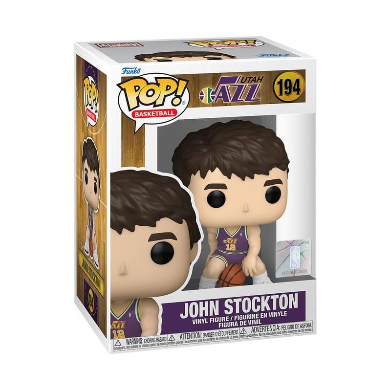 NBA Legends POP! Sports Vinyl Figure Utah Jazz: John Stockton (Rookie Season) 9 cm