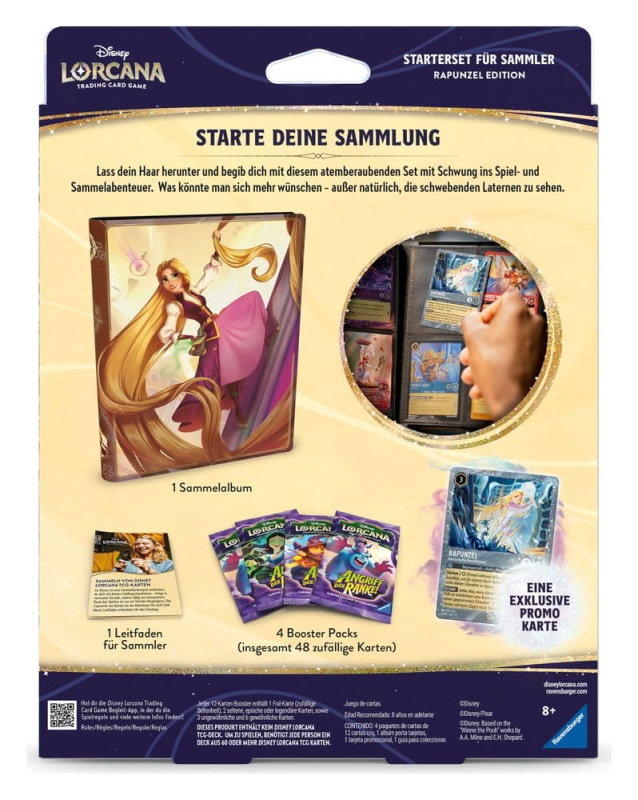 Disney Lorcana TCG Collector's Starter Set Rapunzel Edition *German Version* 1