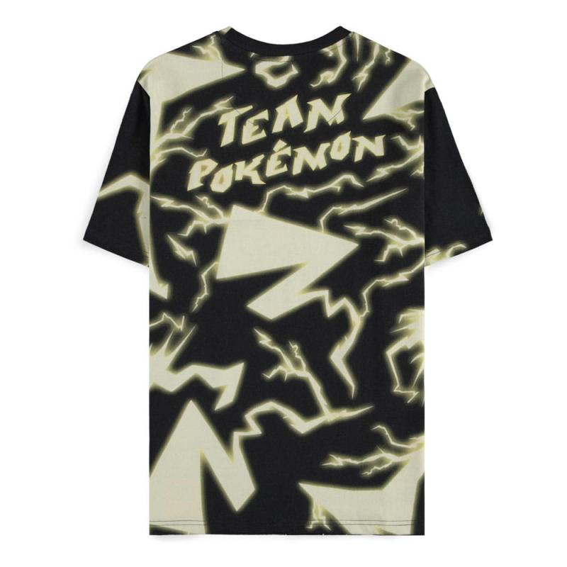 Pokémon T-Shirt Mirage AOP Pikachu Lightning Size S