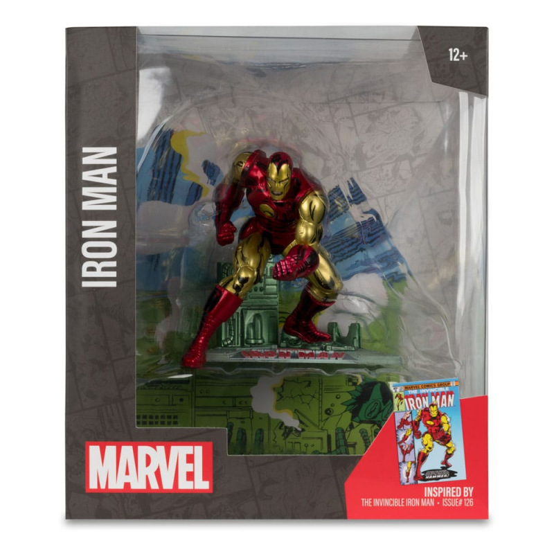 Marvel PVC Statue 1/10 Iron Man (The Invincible Iron Man #126) 11 cm 5