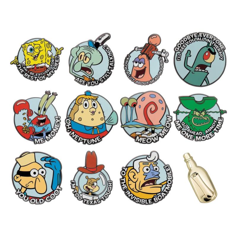 SpongeBob SquarePants World Pin Badge Display Mystery Pin Badge (12)