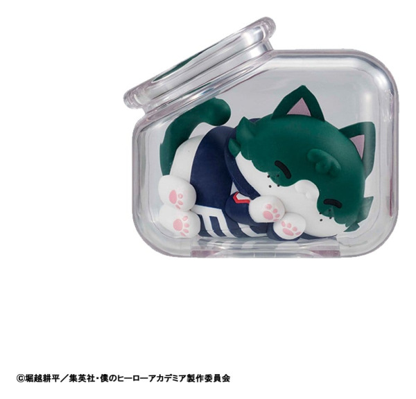My Hero Academia Mega Cat Project Mini Figures Good Night Heroaca Cats 6 cm Blind Box Display (8) 1