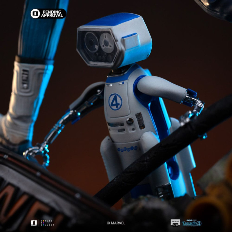 Fantastic Four Art Scale Statue 1/10 Mr. Fantastic and H.E.R.B.I.E 26 cm 3