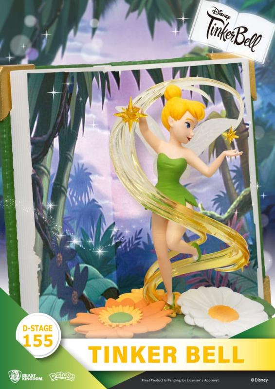 Peter Pan Book Series D-Stage PVC Diorama Tinker Bell 15 cm