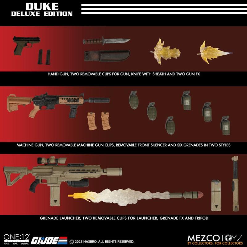 G.I. Joe: Duke Deluxe Edition 1/12 Action Figure - Mezco Toys
