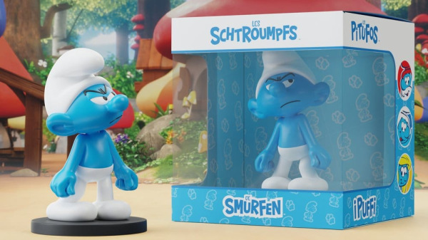 The Smurfs Statue Grouchy Smurf 11 cm 3