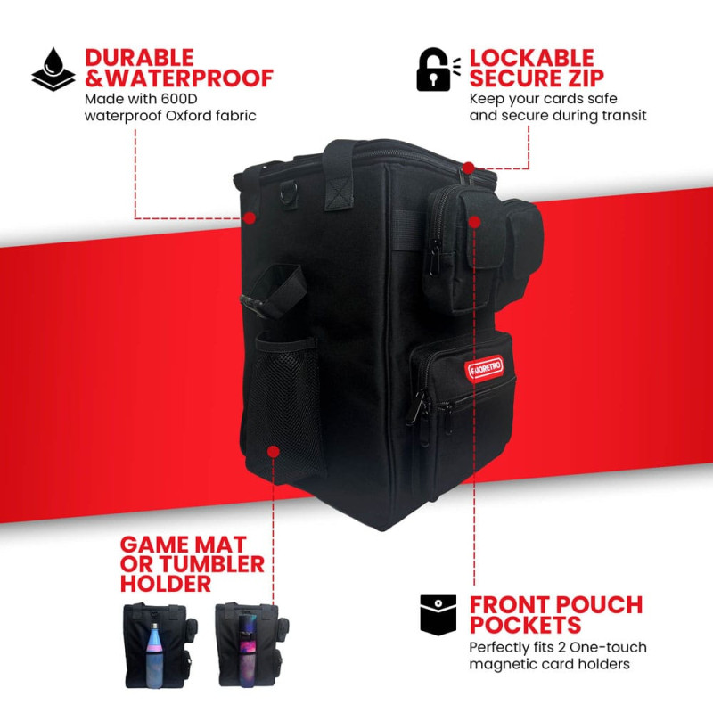 Evoretro Trading Card Backpack Black 2
