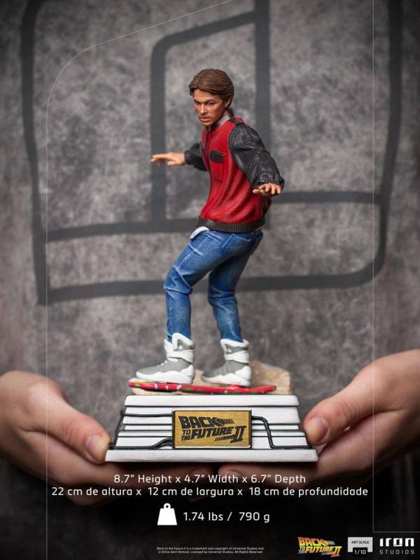 Back to the Future II: Marty McFly on Hoverboard 1/10 Art Scale Statue - Iron Studios