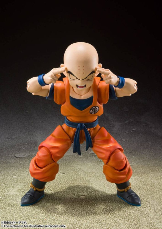 Dragon Ball Z S.H. Figuarts Action Figure Krillin-Earth's Strongest Man 12 cm 3