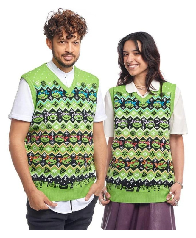 Teenage Mutant Ninja Turtles Christmas Tank Top Size M 2