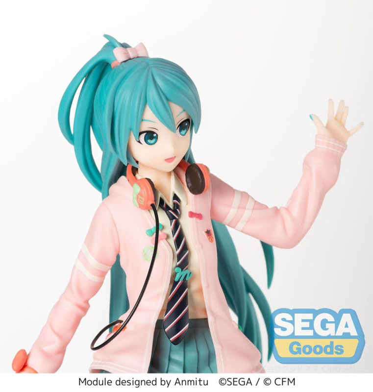 Hatsune Miku Project DIVA Arcade SPM PVC Statue Hatsune Miku Ribbon Girl 24 cm 3