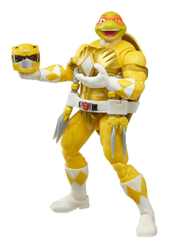 Power Rangers x TMNT Lightning Collection Action Figures 2022 Morphed April O´Neil & Michelangelo 4