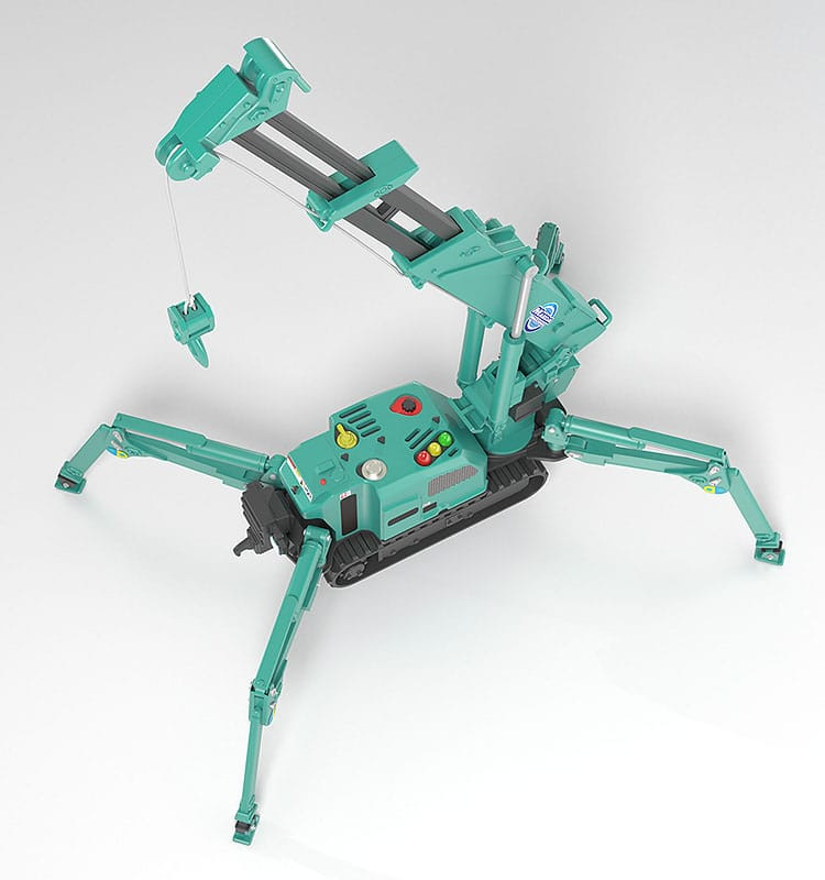 Maeda Seisakusho Moderoid Plastic Model Kit 1/20 Spider Crane (Green) Re-Run 25 cm 5