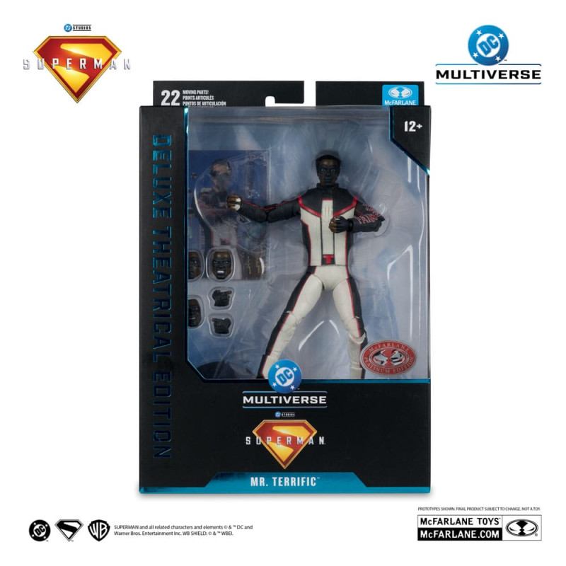 Superman (2025) DC Multiverse Deluxe Theatrical Edition Action Figure Mr. Terrific (Red Platinum Edi 6
