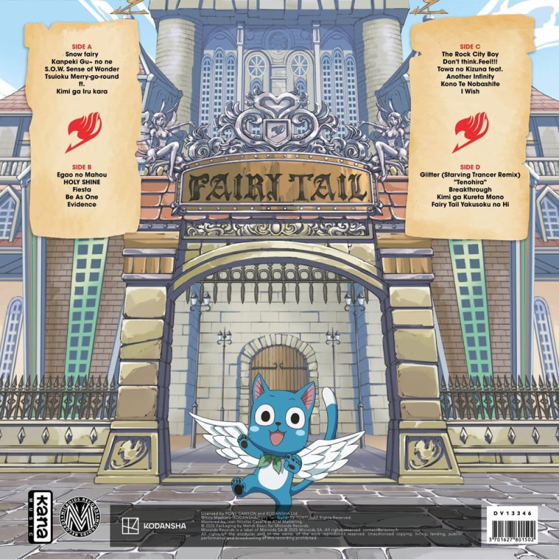 Fairy Tail Best Collection Vinyl 2 x LP 1