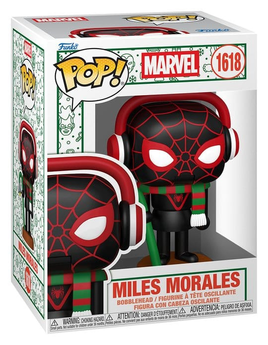 Marvel POP! Vinyl Figure : Holiday S6- Miles(NTKR) 9 cm 1