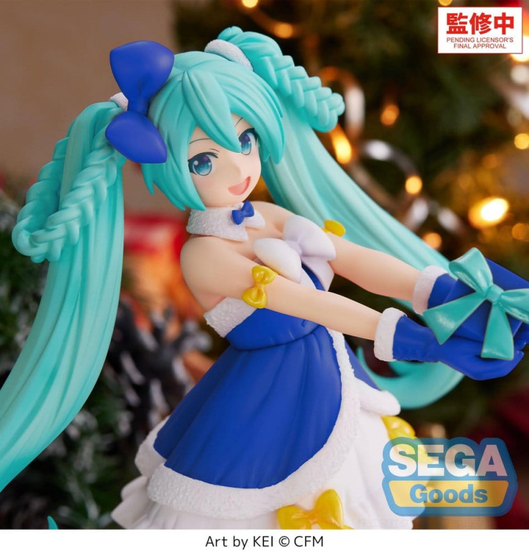 Character Vocal Series 01: Hatsune Miku High Premium PVC Figure Hatsune Miku Sapphire Christmas Ver. 4