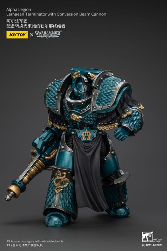 Warhammer The Horus Heresy Action Figure Alpha Legion Lernaean Terminator with Conversion Beam Canno 8