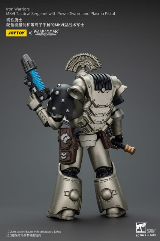 Warhammer The Horus Heresy Action Figure 1/18 lron Warriors MKVI Tactical Sergeant with Power Sword 3