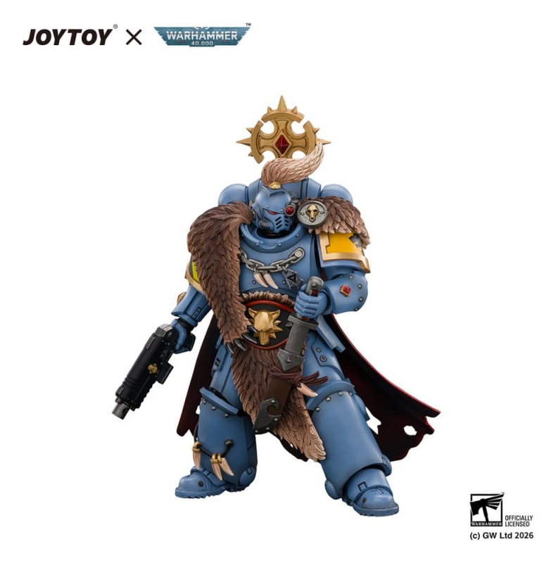 Space Marine Action Figure Space Wolves Wolf Guard Battle Leader 12 cm 3