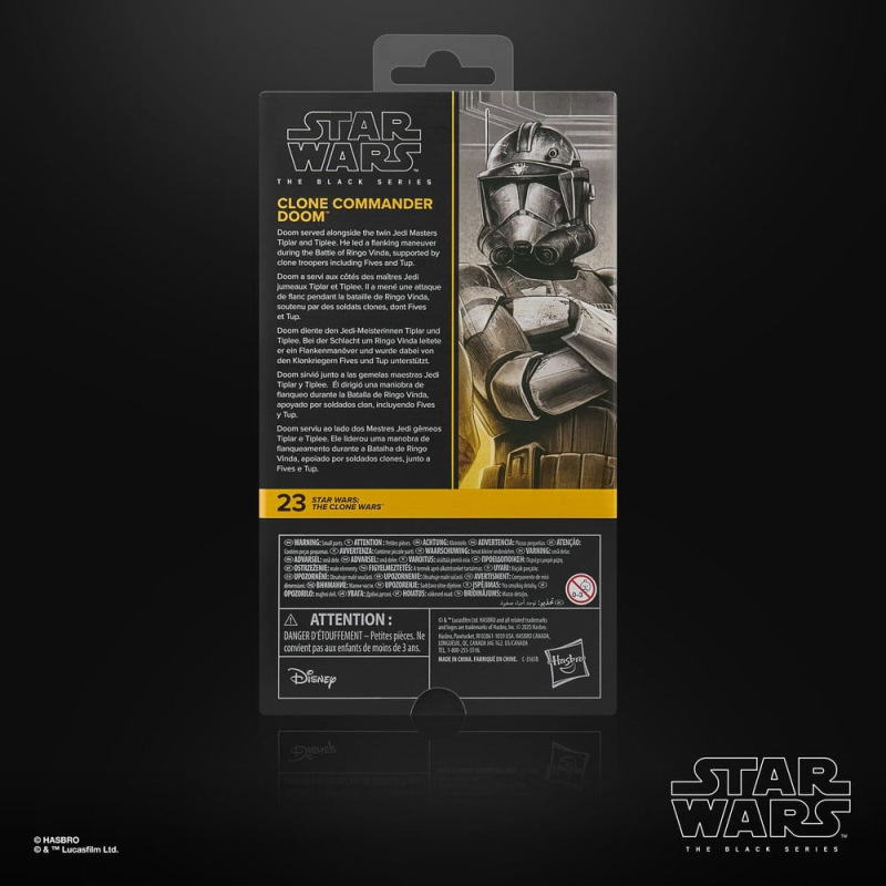 Star Wars: The Clone Wars Black Series Action Figure Clone Commander Doom 15 cm 3