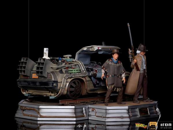 Back to the Future III: Full Set Deluxe 1/10 Art Scale Statue - Iron Studios