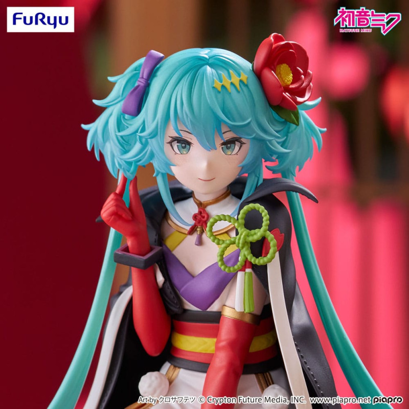 Hatsune Miku Noodle Stopper PVC Statue Flower Fairy Camellia 15 cm 1