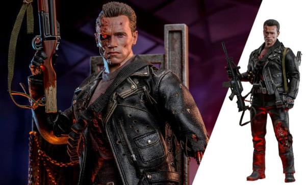 Terminator 2 Movie Masterpiece Action Figure 1/6 T-800 Battle Damaged Version 2.0 32 cm