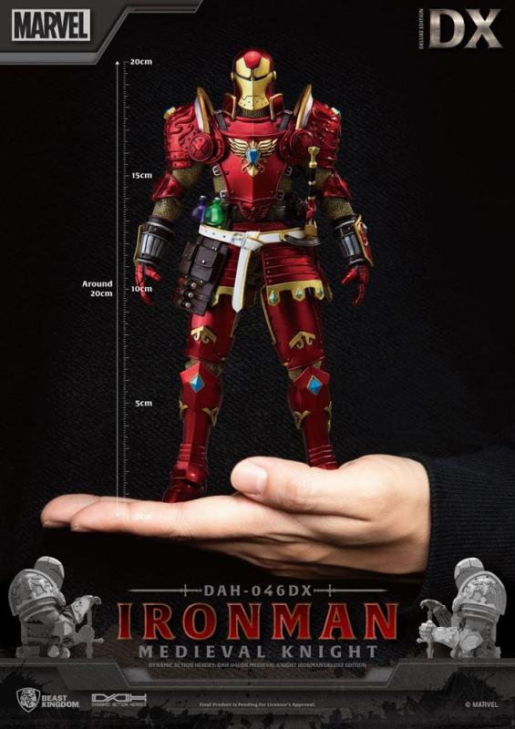 Marvel: Medieval Knight Iron Man Deluxe Version 1/9 Action Figure - Beast Kingdom Toys