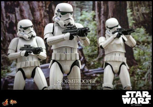 Star Wars Movie Masterpiece Action Figure 1/6 Stormtrooper with Death Star Environment 30 cm