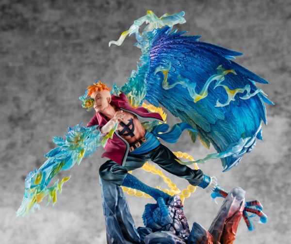 One Piece P.O.P MAS Maximum PVC Statue Marco the Phoenix Leader of 1st group of Whitebeard Pirates 3 6