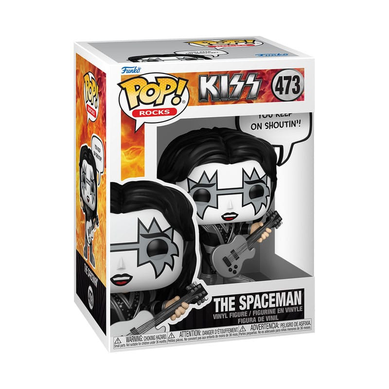 KISS POP! Sayings Vinyl Figure The Spaceman(R&R All Night) 9 cm 1