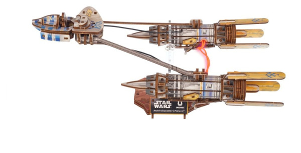 Star Wars 3D Wooden Puzzle Anakin Skywalker's Podracer 1