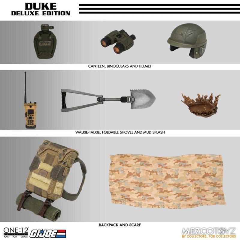 G.I. Joe: Duke Deluxe Edition 1/12 Action Figure - Mezco Toys