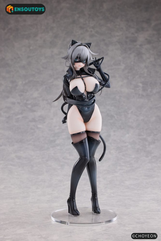 K Pring Original Character Statue 1/6 Cat Woman Happy-chan Different Color Edition 27 cm 11