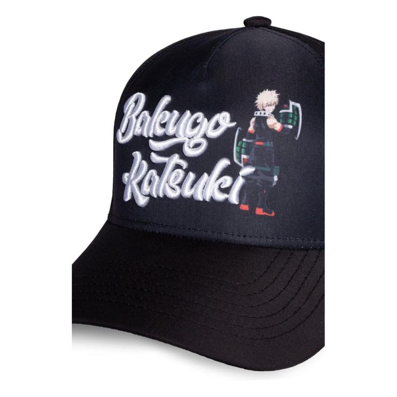 My Hero Academia Curved Bill Cap Katsuki Bakugo 3D Logo