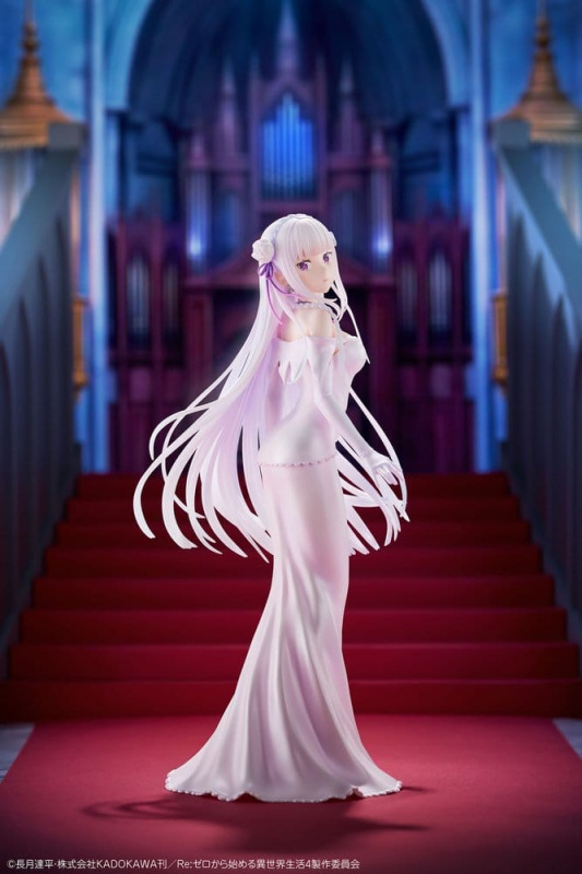 Re:ZERO -Starting Life in Another World- PVC Figure 1/7 Emilia Wedding dress Ver. 24 cm 10