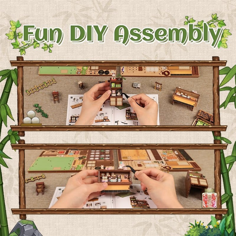 Miniature House Model Kit Kanmi-dokoro Kurihara 19 x 15 cm 10