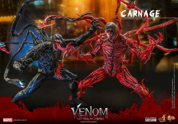 Venom Let There Be Carnage: Carnage Deluxe Ver. 1/6  PVC Action Figure - Hot Toys