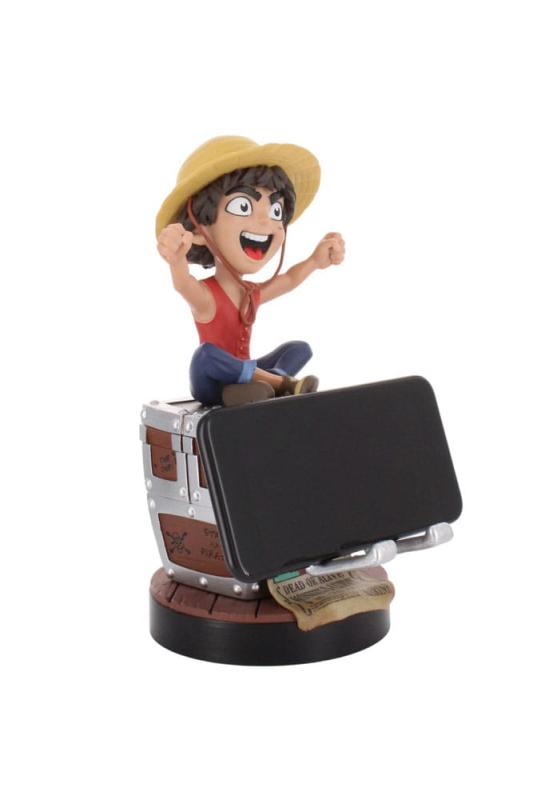 One Piece Cable Guys Charging Stand Luffy Wanted Poster 21 cm