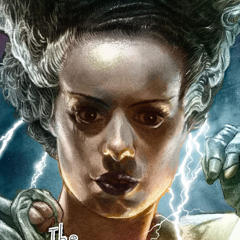 Bride of Frankenstein Art Print Bride of Frankenstein (Color Variant) by Ruiz Burgos 61 x 46 cm - un 2